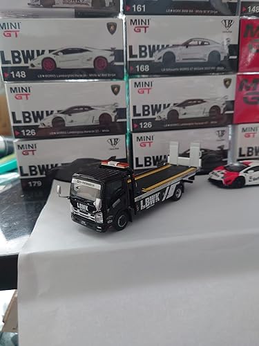 Amazon | MINI GT 1/64 Isuzu Nシリーズ (ELF) 車両積載車 LBWK